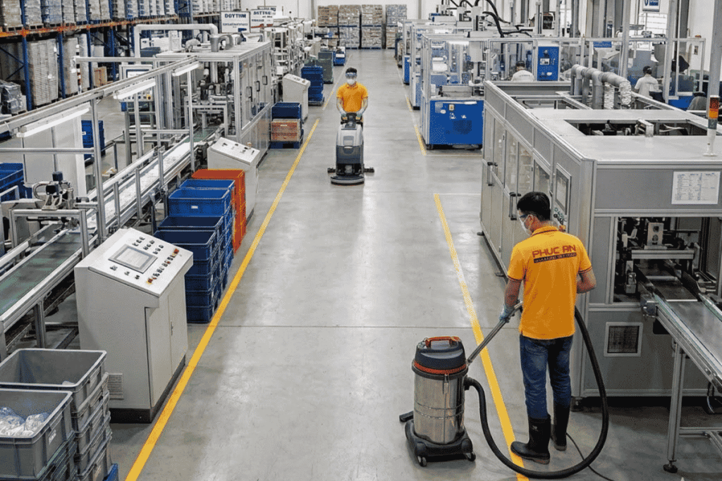 Tạp vụ nhà xưởng