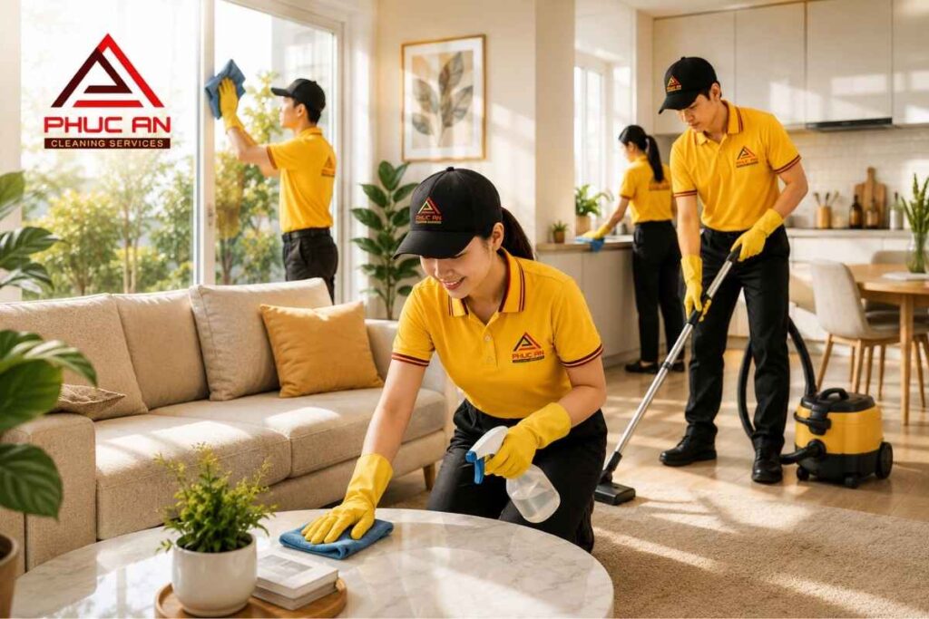 Vệ sinh nhà cuối tuần