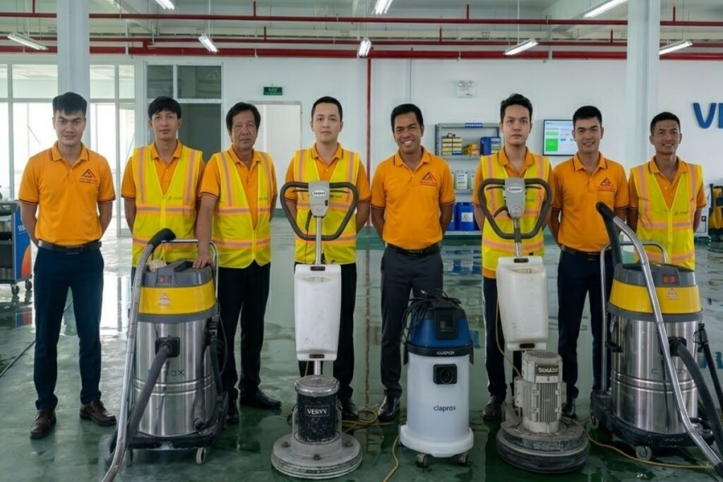 Quy trình vệ sinh công nghiệp nhà xưởng chuẩn