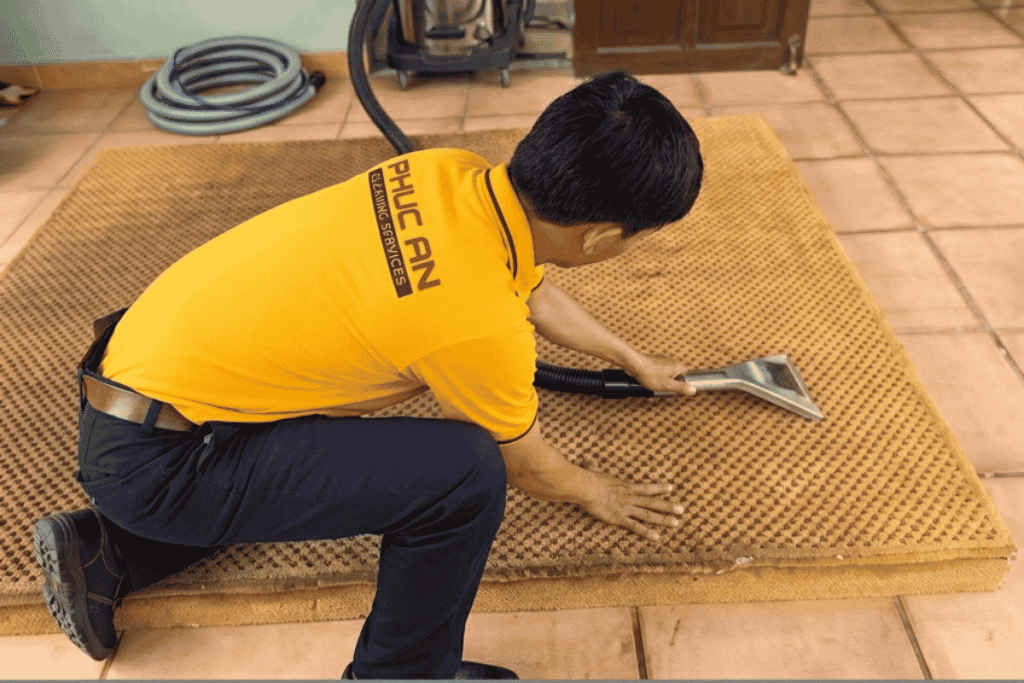 vệ sinh nệm cao su thiên nhiên