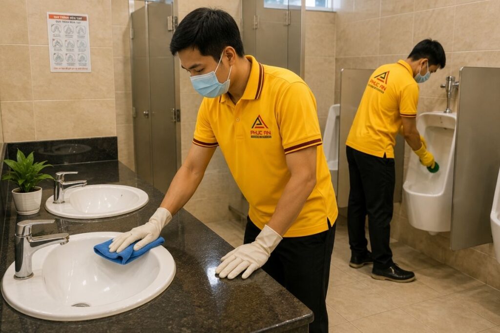 Vệ sinh toilet